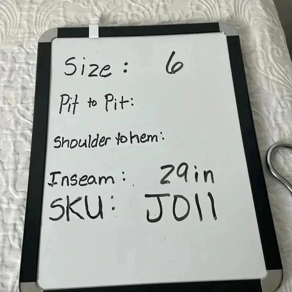 Eileen Fisher Animal Print Black Stretchy Jeans Size 6 29 in inseam casual date - Picture 6 of 6